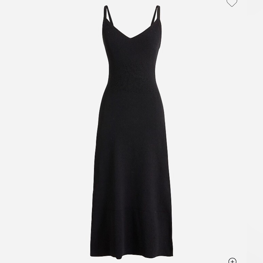 NWT J. Crew Cotton-blend bouclé spaghetti-strap dress